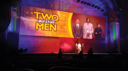 CBS Upfront for Two and a Half Men, photo by Matt Ellar