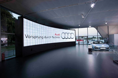 CPL videowall for Audi