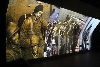 Projections within the secret tunnels of Dover Castle