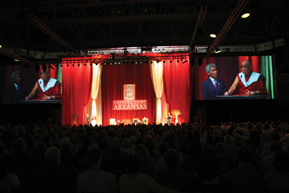 The Dalai Lama at the University of Arkansas