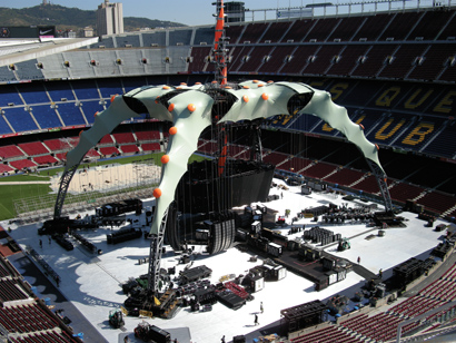 The Barcelona load-in