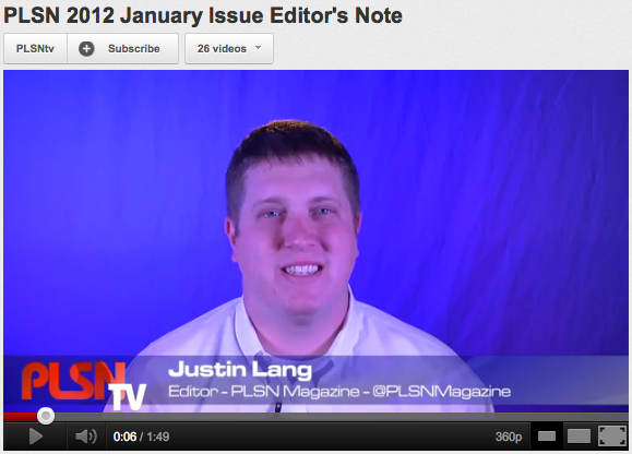 PLSN editor Justin Lang