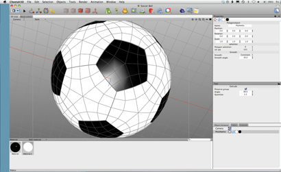 Creating 3D objects in Cheetah3D...