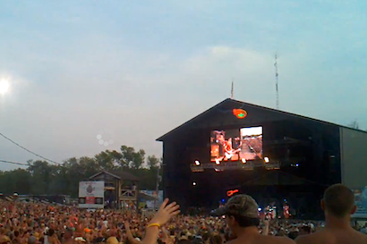 One of the five screens at Country Concert.