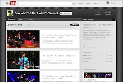 Sew What?/Rent What? Channel