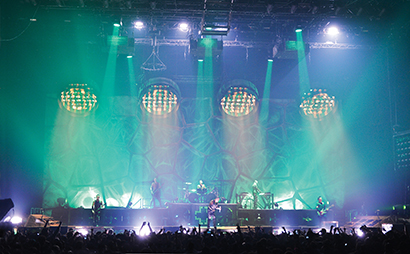 Rammstein 2012 tour photo by Steve Jennings