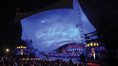 GLP fixtures used at the US National Memorial Day Concert