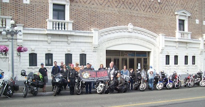 In front of Royal Theatre, Victoria