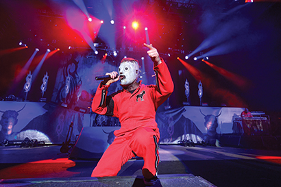 Slipknot photo by Steve Jennings