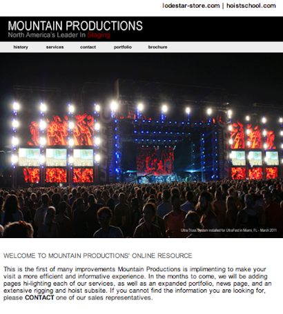 Mountain's website