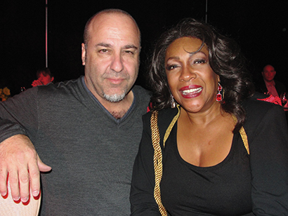 Production Designer Bruce Rodgers and Mary Wilson, original member of The Supremes, at the 2012 Parnelli Awards