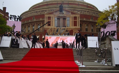 Skyfall premiere at Royal Albert Hall