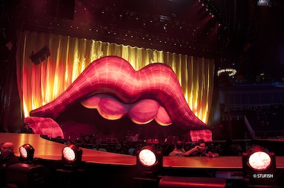 Rolling Stones' stage. Photo by Stufish.