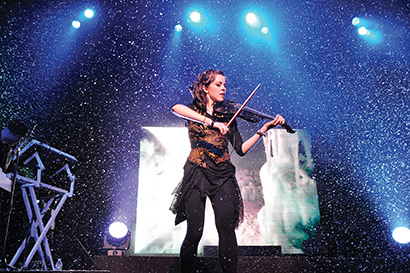 Lindsey Stirling tour photo by Steve Jennings