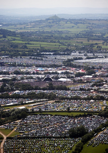 Glastonbury site. Photo: Jason Bryant.