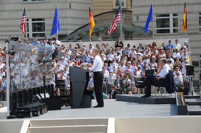 President Obama in Berlin. Photo: Joachim Dennemann