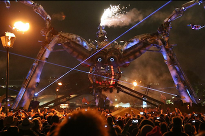 Spider Stage at Glastonbury Festival