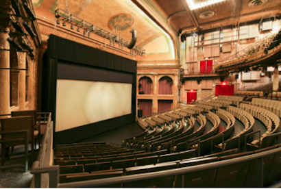 Harvey Theater, now equipped as a cinema. Photo: Elliott Kaufman Photography.