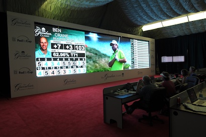 PGA Tour media center.