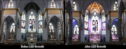 Before and After looks at Immaculate Conception.