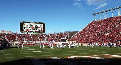 Panasonic Teams with Virginia Tech to Upgrade Video Scoreboards