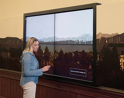 ABS Installs Touchscreen Video Wall at Central Washington University