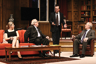 From left, Tara Summer, Dakin Matthews, Jefferson Mays and Michael McKean during the 2013 production of