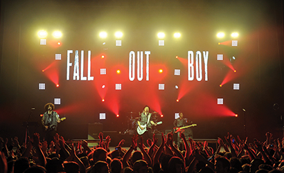 Fall Out Boy tour photo by Steve Jennings