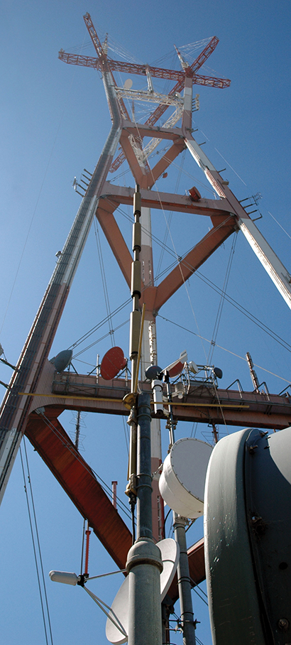 San Francisco's Sutro Tower loomed large in TV's rabbit-ears era.