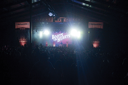 For the Sirius XM-sponsored side stage, Boots and Hearts Festival organizers provided a PixelFlex LED Curtain as a backdrop.