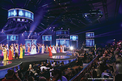 Miss Supranational Beauty Pageant Lit with PR Lighting Fixtures