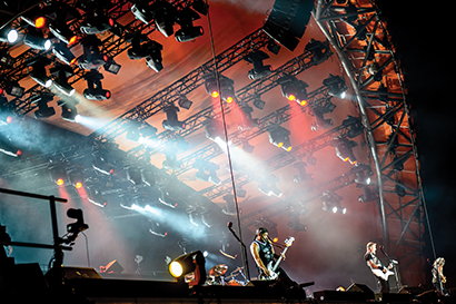 LD Kasper Lange Lights Metallica at Roskilde with Martin Fixtures