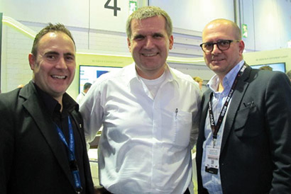 From left, Thomas Feuerstein, Rainer Weggen and Harald Sorger.