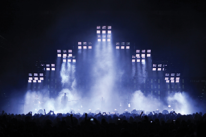 Nine Inch Nails NIN Tension Tour Includes 126 Ayrton MagicPanel 602 Fixtures, Photo by Todd Kaplan