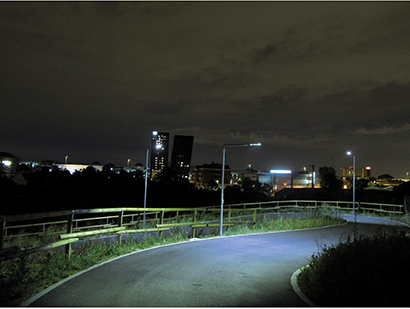 Leader Light Illuminates Italian Bicycle Path