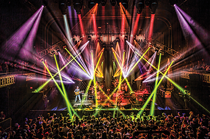 Umphrey's McGee performs at the 2,600-capacity Tabernacle in Atlanta, GA. Chad Smith Photography / jambandsjam.com