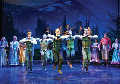 Seven Brides for Seven Brothers Tour Lit with Philips Showline's SL PAR 150 Zoom luminaires