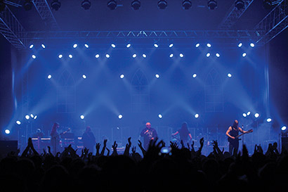 The Christmas Metal Symphony 2013 European tour was lit with Robe LED Wash moving lights.