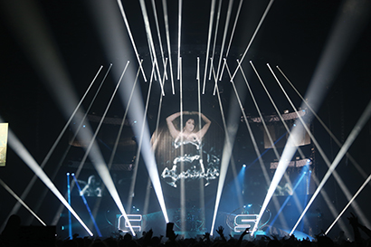 HSL provides Clay Paky Sharpy fixtures in support of Chase & Status 2013 arena tour in U.K.