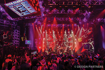 Dick Clark’s New Year’s Rockin’ Eve Hollywood Party photo by Design Partners