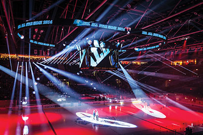 LD Martin Kubanka Uses Robe Pointe Fixtures for KHL All Stars Hockey Game