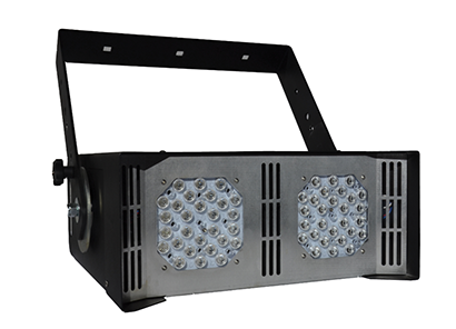 400W, 35K Lumen SuperSport Fixtures weigh about 20 lbs and are the size of