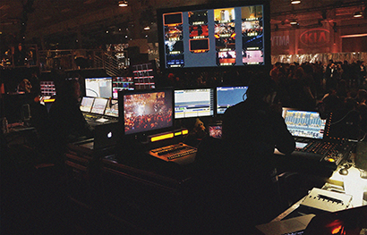 Front of House at the YouTube Music Awards. Photo by Jenny Schulder