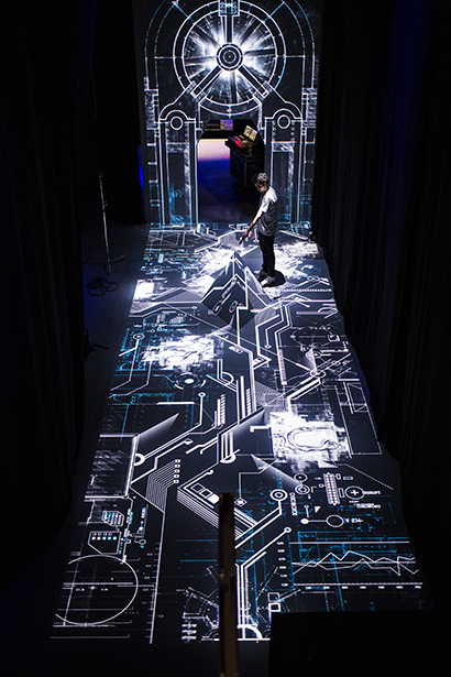 Moment Factory Creates Immersive Visuals for Oakley Marketing Event