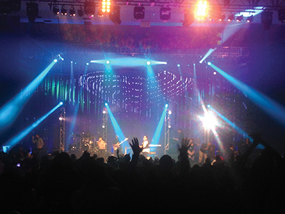 The Spirit of Faith Christian Center rang in 2014 with a lighting assist from Digital Lighting