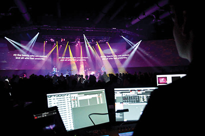 The Christian rock band performed as part of Epic Weekend 2014 in early February