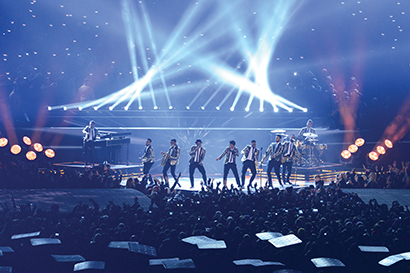 Super Bowl halftime show with Bruno Mars. Photo by Brad Duns