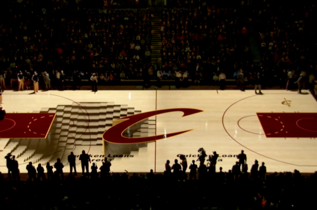 Quince Imaging worked with the Cavs’ QTV team and Think Media on the project.