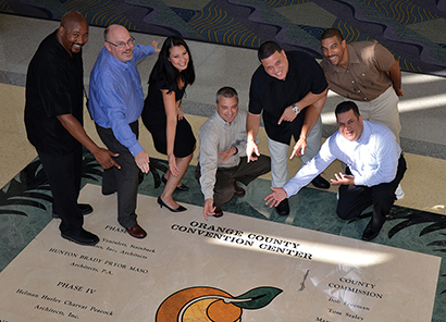 The LMG OCCC Team, from left: Kevin Lewis (Technician), Jeff Shaffer (Accounts Manager), Sarah Maguffey (Admin Assistant), Stephen Presti (Regional Manager), Angelo Irizarry (Operations Supervisor), Terry Shaw (Technician), and Mark Thompson (Account Executive)