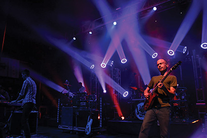 For the instrumental electronic jam band Lotus, Main Light Industries provided a dozen Clay Paky A.leda B-EYE K20 LED fixtures to meet the specifications of LD Scott Huston.